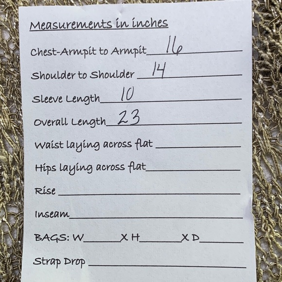 Jones New York crochet/ loose knit open front shirt sleeved cardigan tan size XS - Picture 7 of 7